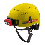 Safety Helmet with Ratcheting Suspension