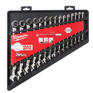 15pc Combination Wrench Set - Metric