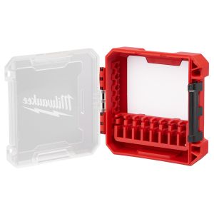 Customizable Small Compact Case for Impact Driver Accessories - Clear Top