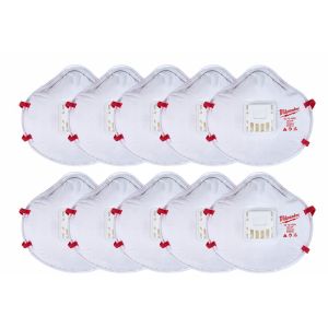10PK Valved Respirator