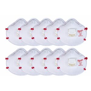 10PK Valved Respirator