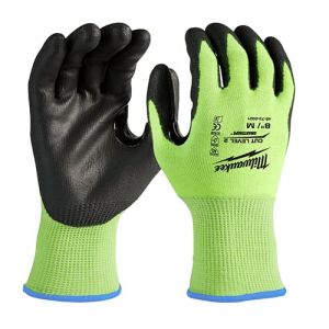 High Visibility Cut Level 2 Polyurethane Dipped Gloves