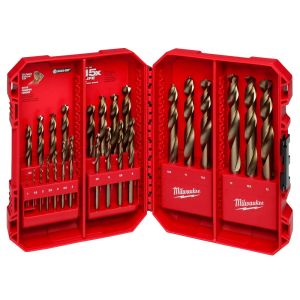 RED HELIX Cobalt Metric Drill Bit Set – 25PC