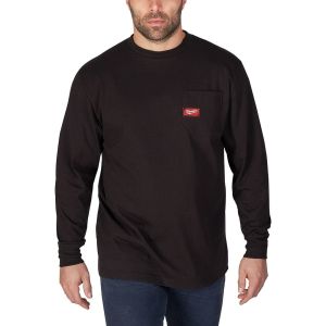 Long Sleeve Heavy-Duty Pocket T-Shirt