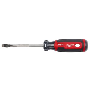 Cushion Grip Slotted 1/4" x 4" Screwdriver